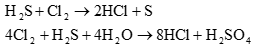 فرمول کلر برای حذف گاز H2S 